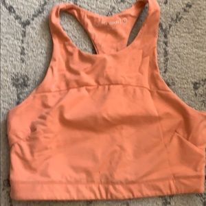 Outdoor Voices tech sweat crop terra cotta